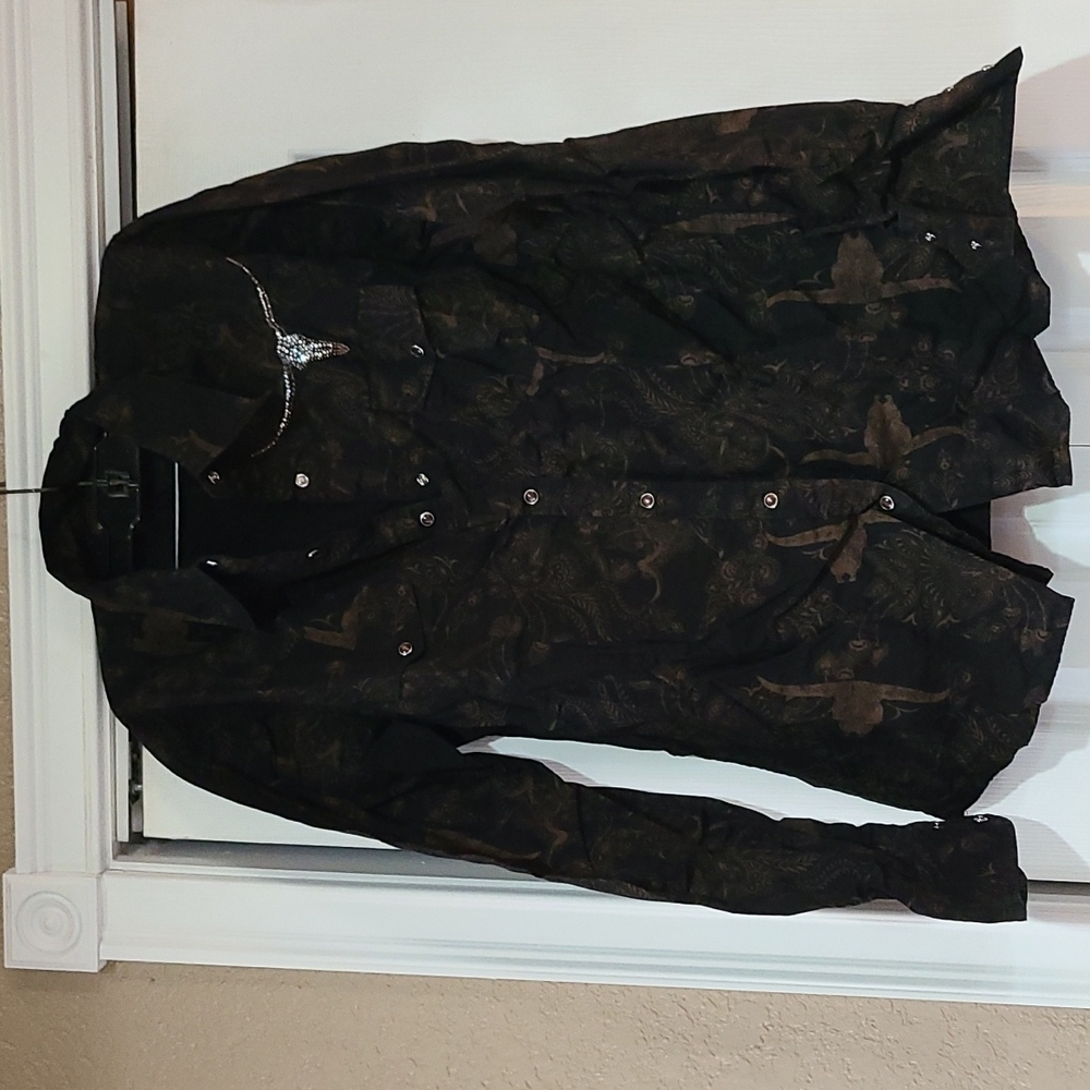 Women's long sleeve Western style shirt